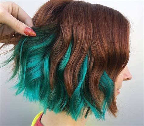 bob hairstyles and color|colorful bob hairstyles.